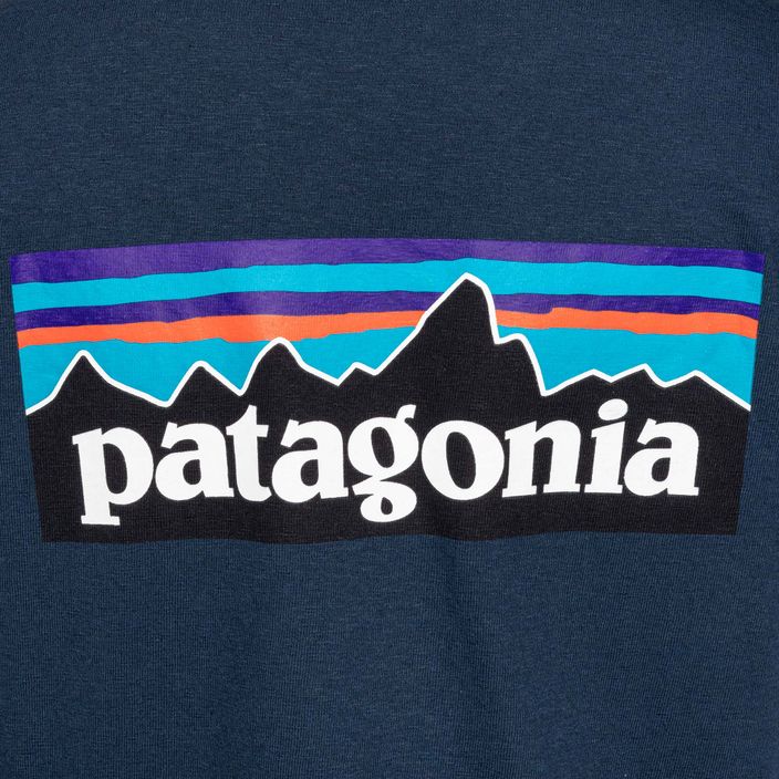 Women's trekking T-shirt Patagonia P-6 Logo Responsibili-Tee tidepool blue 6