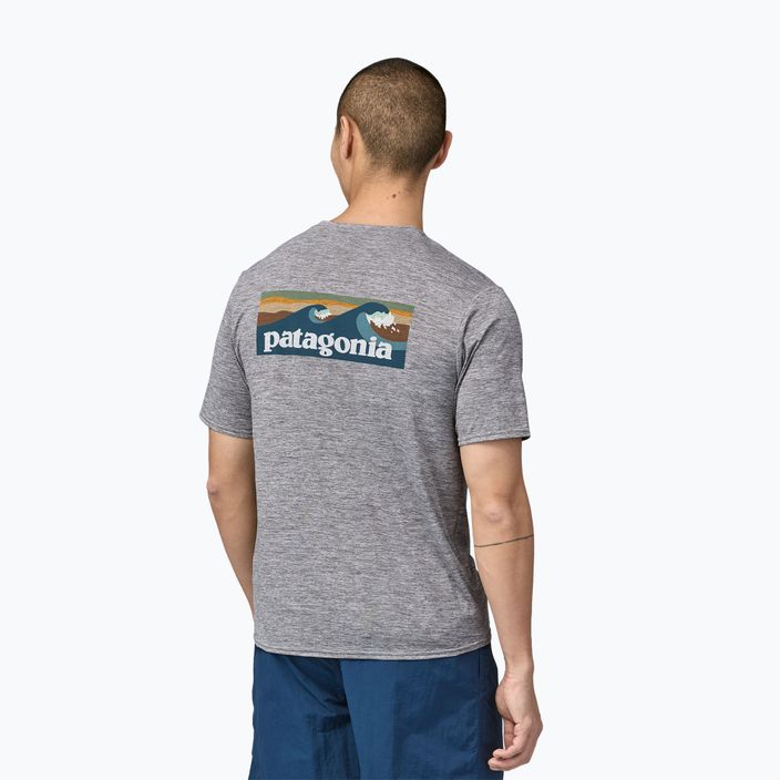 Men's Patagonia Cap Cool Daily Graphic Shirt Waters boardshort logo abalone blue/grey 2