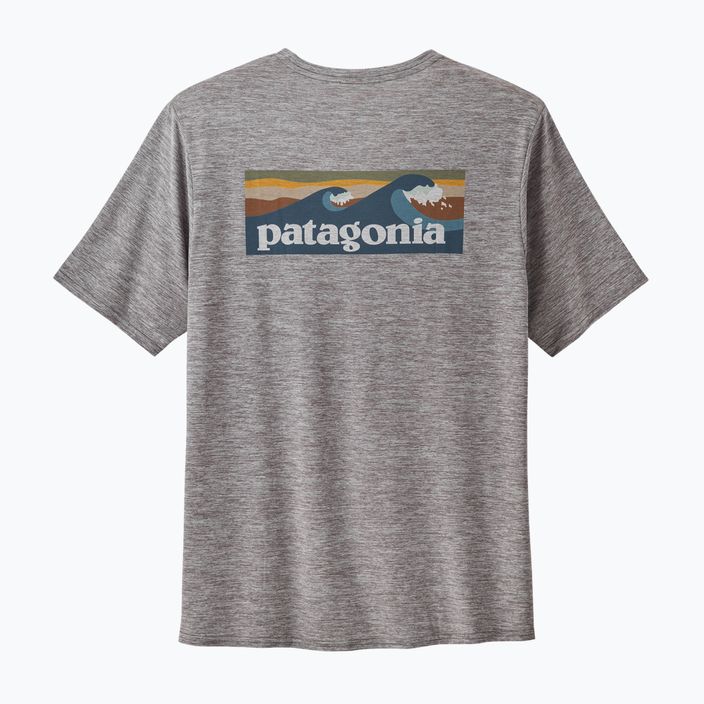 Men's Patagonia Cap Cool Daily Graphic Shirt Waters boardshort logo abalone blue/grey 4