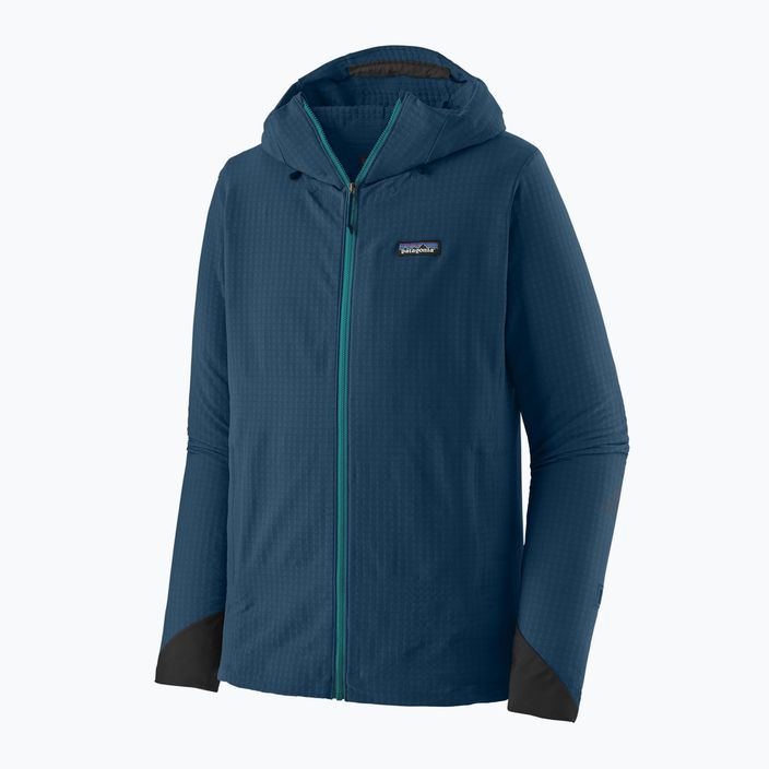 Men's Patagonia R1 TechFace softshell jacket lagom blue 6
