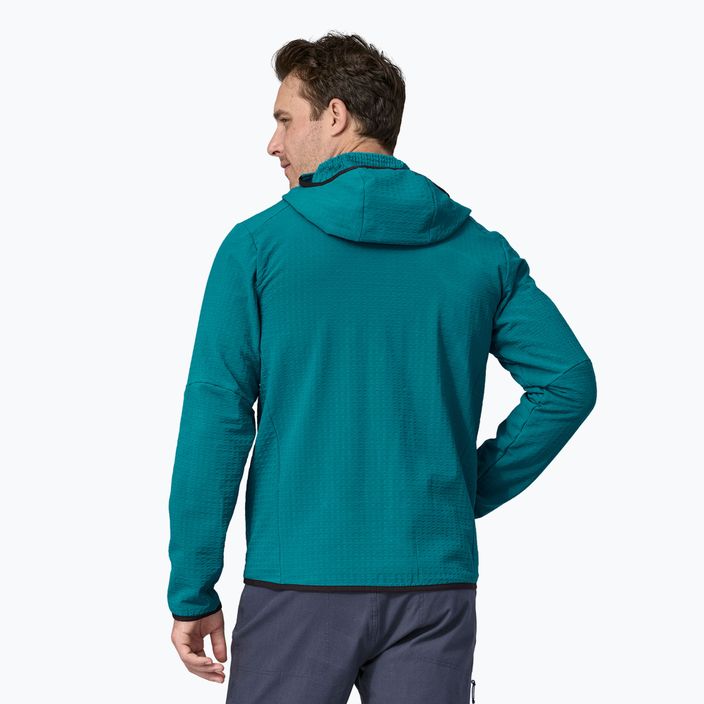 Men's Patagonia R2 TechFace Hoody softshell jacket belay blue 2
