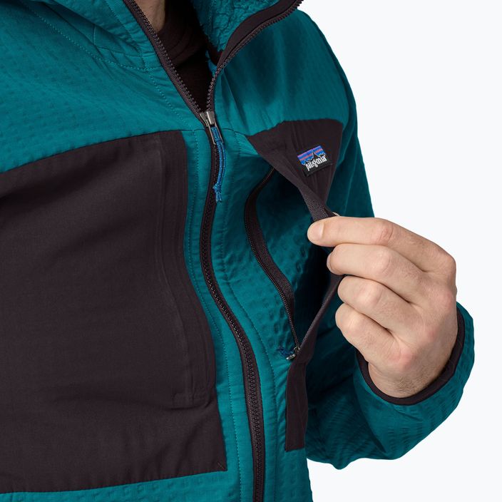 Men's Patagonia R2 TechFace Hoody softshell jacket belay blue 6