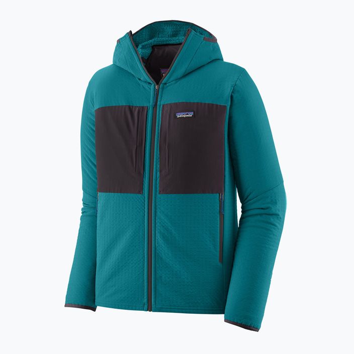 Men's Patagonia R2 TechFace Hoody softshell jacket belay blue 10
