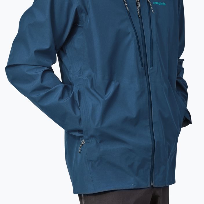 Patagonia men's Triolet lagom blue rain jacket 8