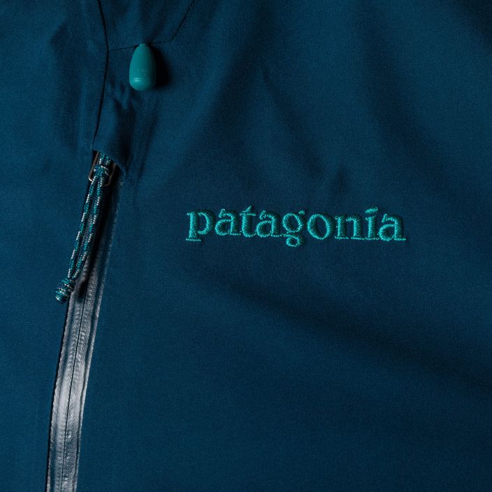 Patagonia men's Triolet lagom blue rain jacket 13