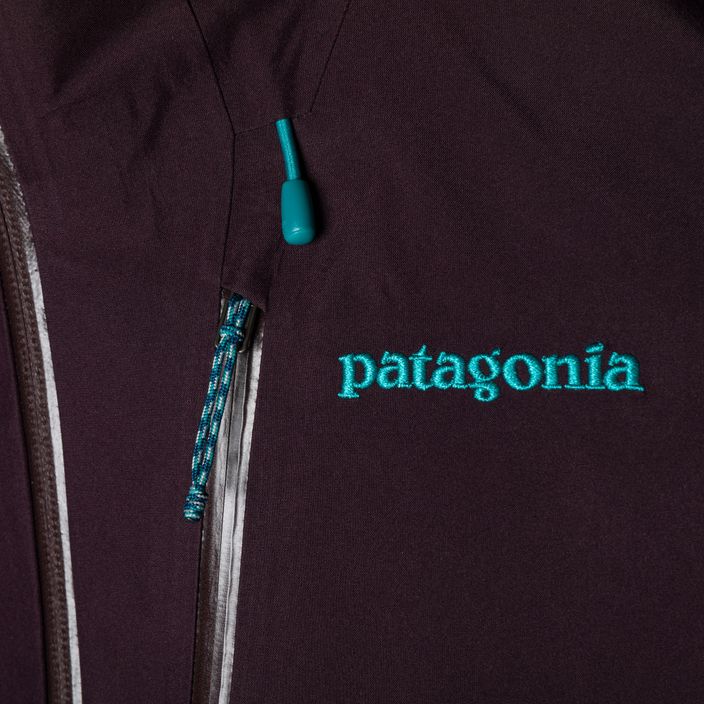 Patagonia men's Triolet obsidian plum rain jacket 3