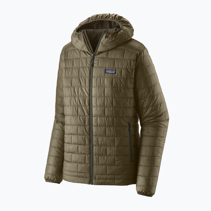 Men's insulated jacket Patagonia Nano Puff Hoody sage khaki 5