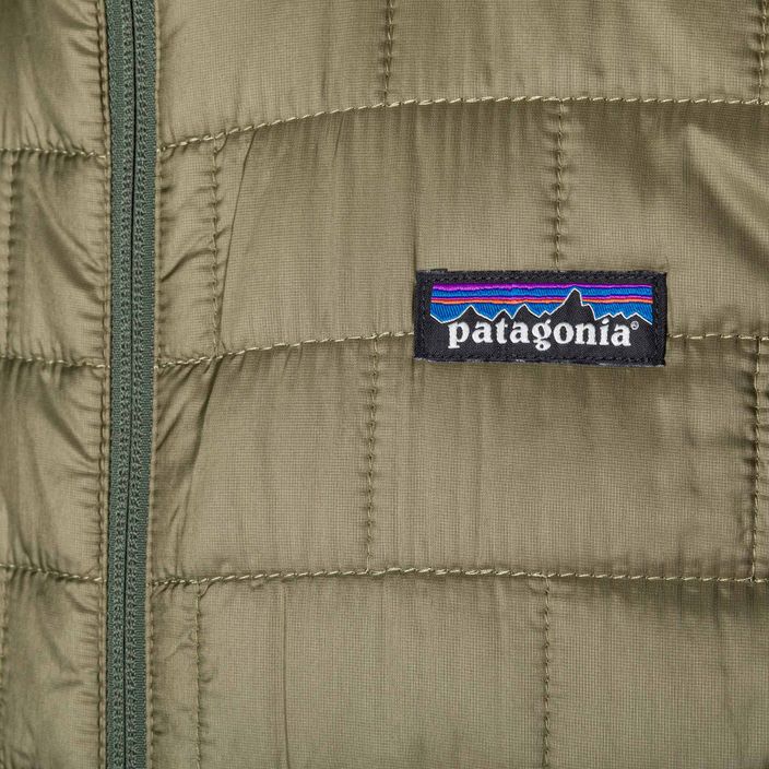 Men's insulated jacket Patagonia Nano Puff Hoody sage khaki 3