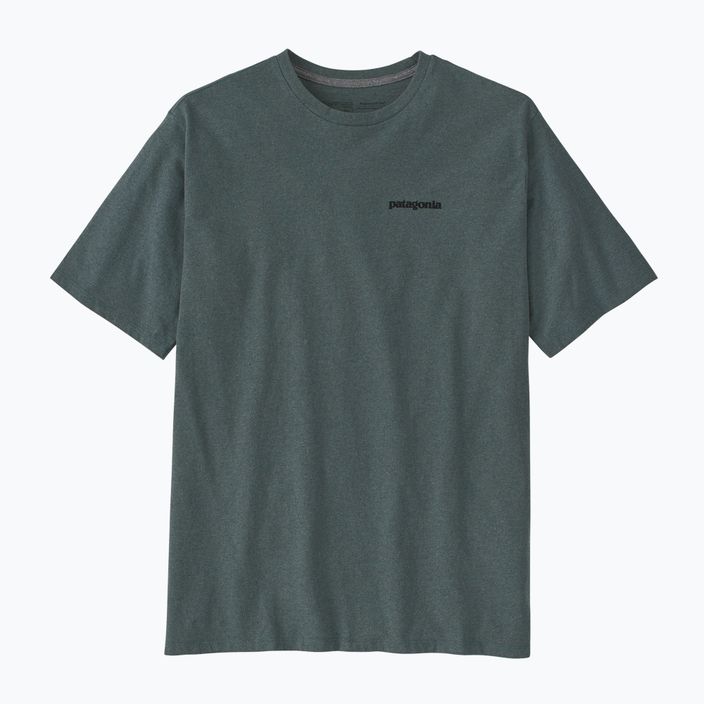 Men's Patagonia P-6 Logo Responsibili-Tee trekking shirt nouveau green 3