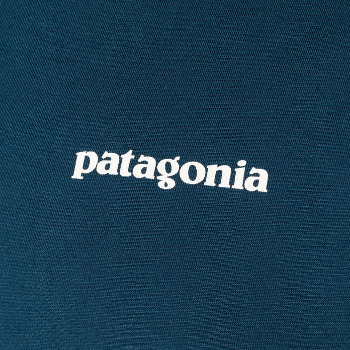 Men's Patagonia P-6 Mission Organic lagom blue trekking shirt 3