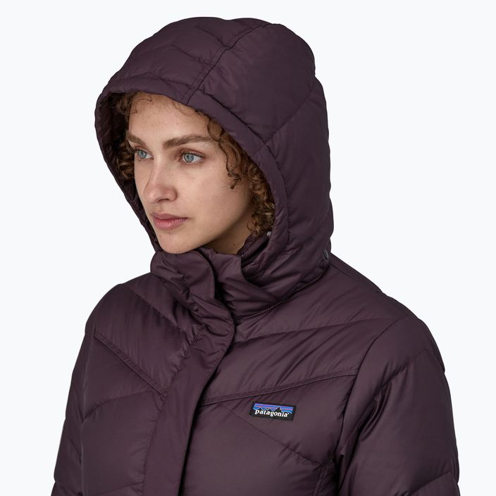 Women's Patagonia Down With It Parka obsidian plum coat 5