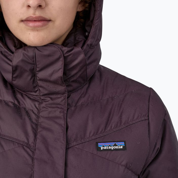 Women's Patagonia Down With It Parka obsidian plum coat 6