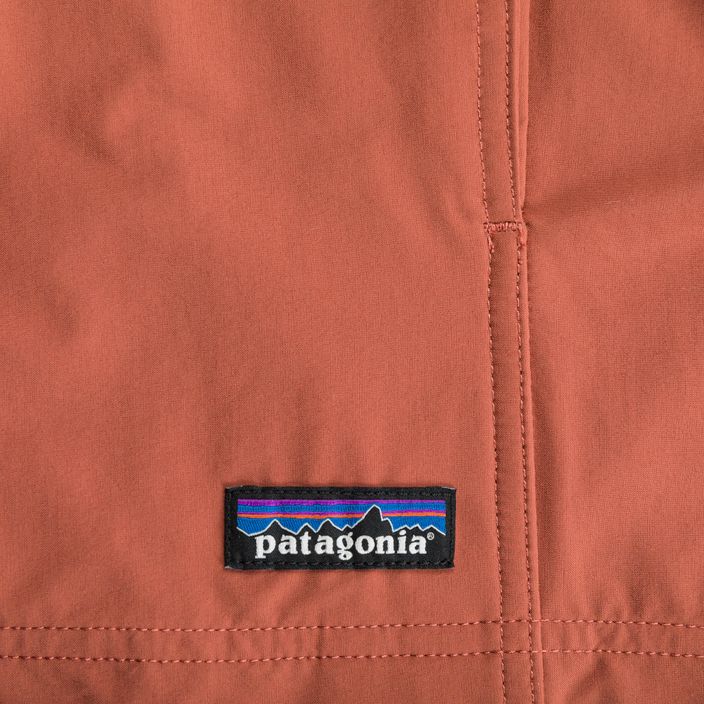 Men's Patagonia Isthmus Anorak wind jacket burl red 5