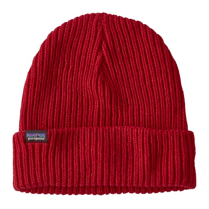 Patagonia Fishermans Rolled Beanie winter beanie touring red 2