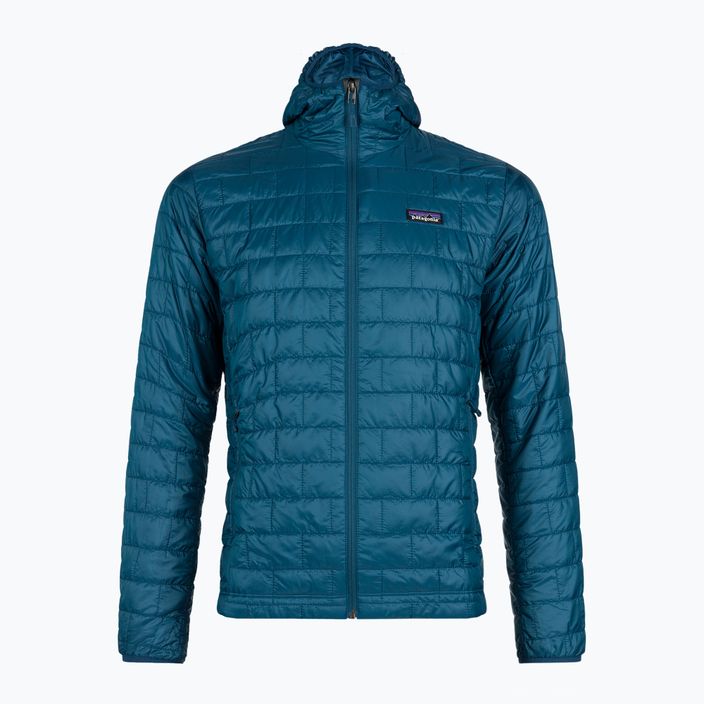 Men's insulated jacket Patagonia Nano Puff Hoody lagom blue
