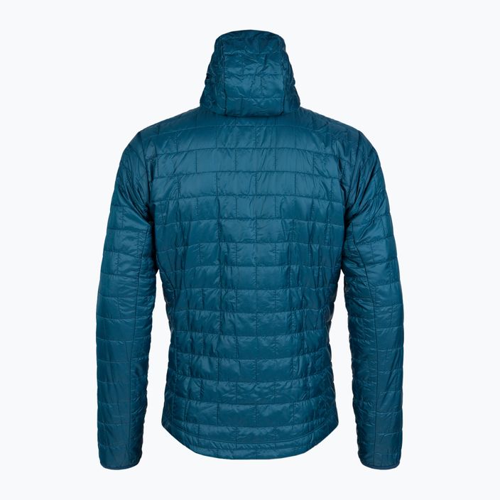Men's insulated jacket Patagonia Nano Puff Hoody lagom blue 2