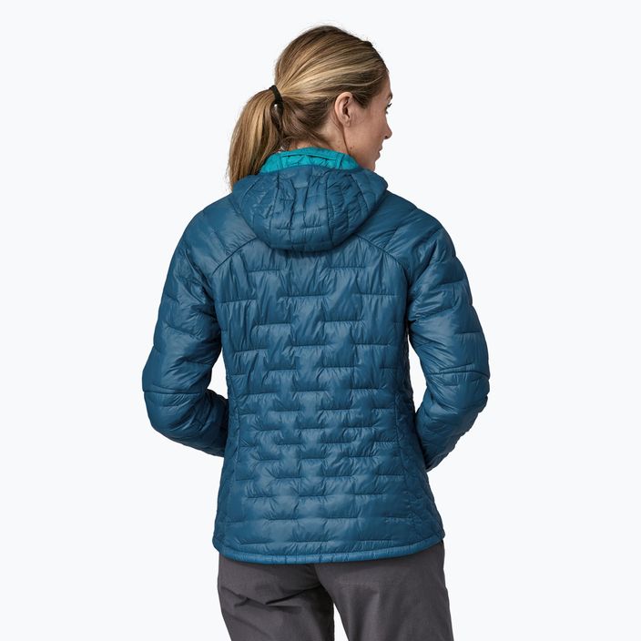 Women's insulated jacket Patagonia Micro Puff Hoody lagom blue 2