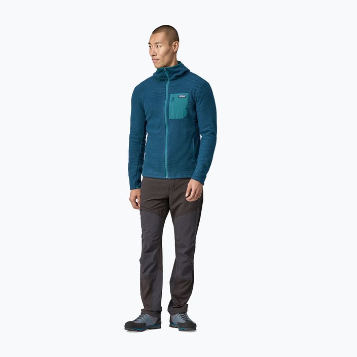 Men's Patagonia R1 Air Full-Zip fleece sweatshirt lagom blue 3