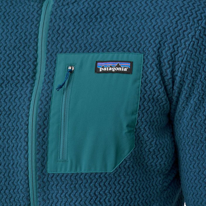 Men's fleece sweatshirt Patagonia R1 Air Full-Zip lagom blue 6