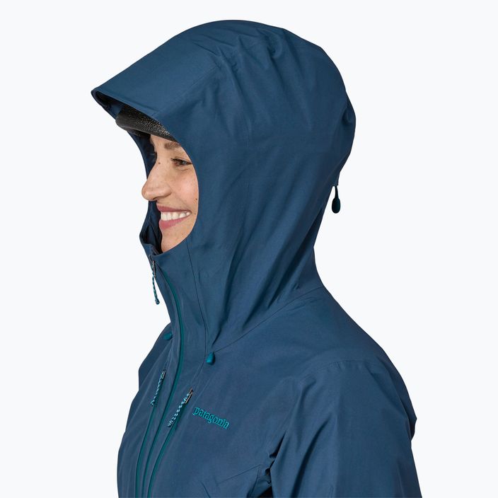 Patagonia women's rain jacket Triolet lagom blue 4