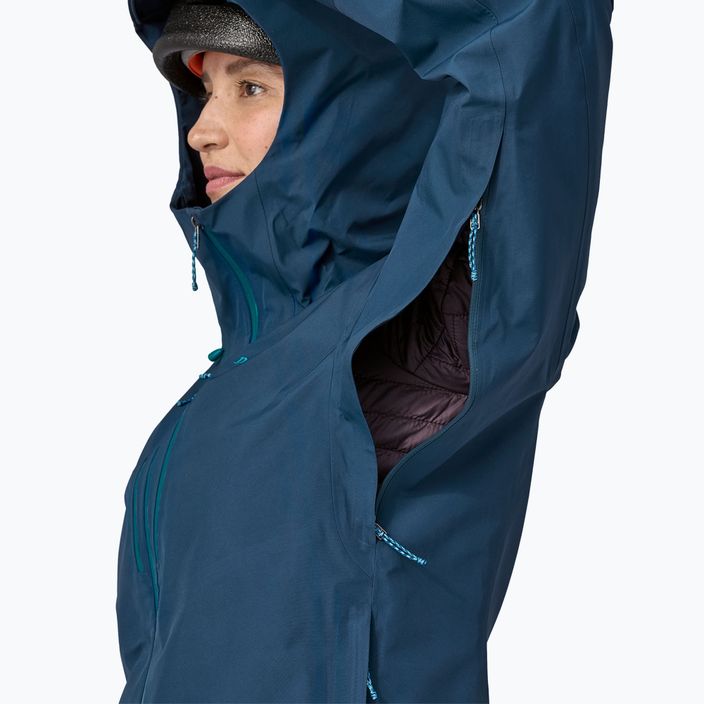 Patagonia women's rain jacket Triolet lagom blue 6