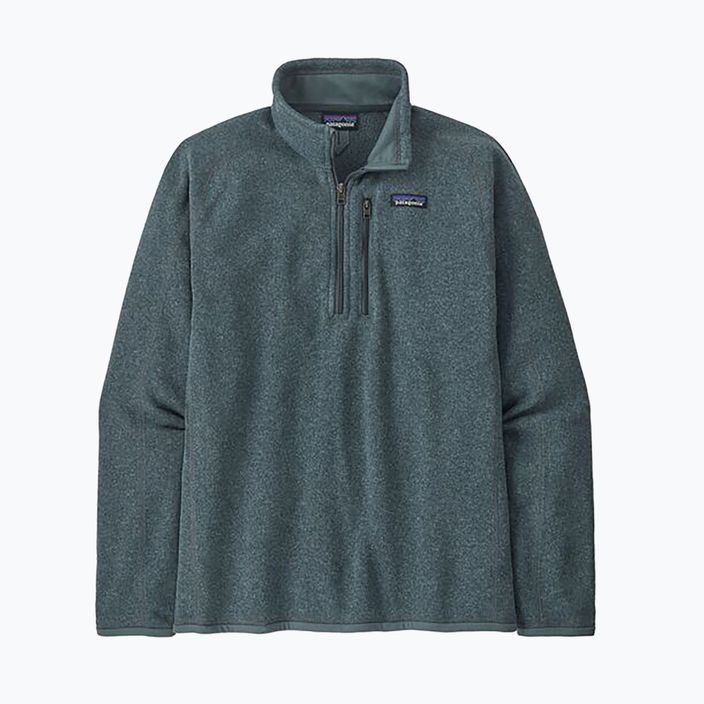 Men's Patagonia Better Sweater 1/4 Zip fleece sweatshirt nouveau green 4