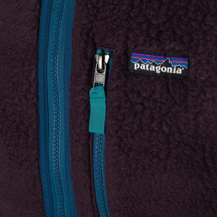 Men's Patagonia Retro Pile Fleece vest obsidian plum 3