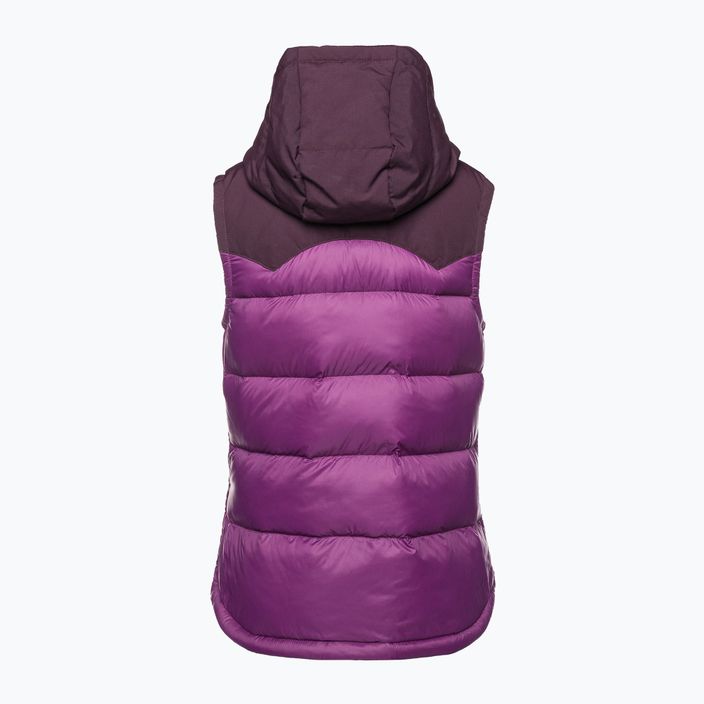 Women's Patagonia Bivy Hooded night plum sleeveless jacket 2