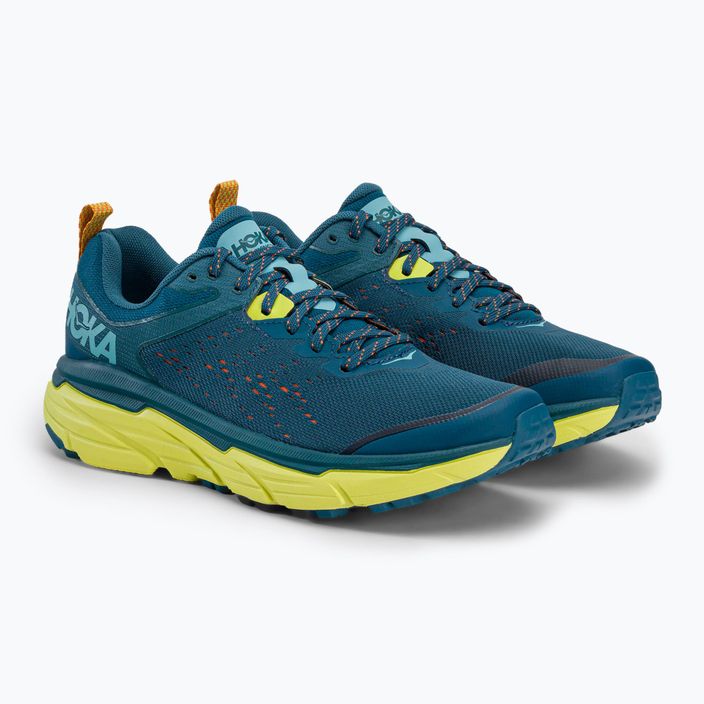 HOKA men's running shoes Challenger ATR 6 blue/yellow 1106510-BCEP 3