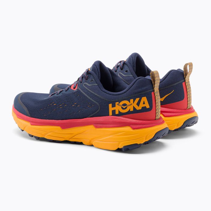 HOKA men's running shoes Challenger ATR 6 navy blue-orange 1106510-OSRY 4