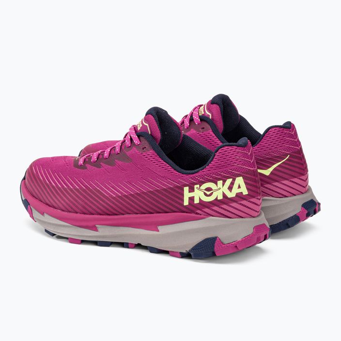 Women's running shoes HOKA Torrent 2 festival fuchsia/ibis rose 4