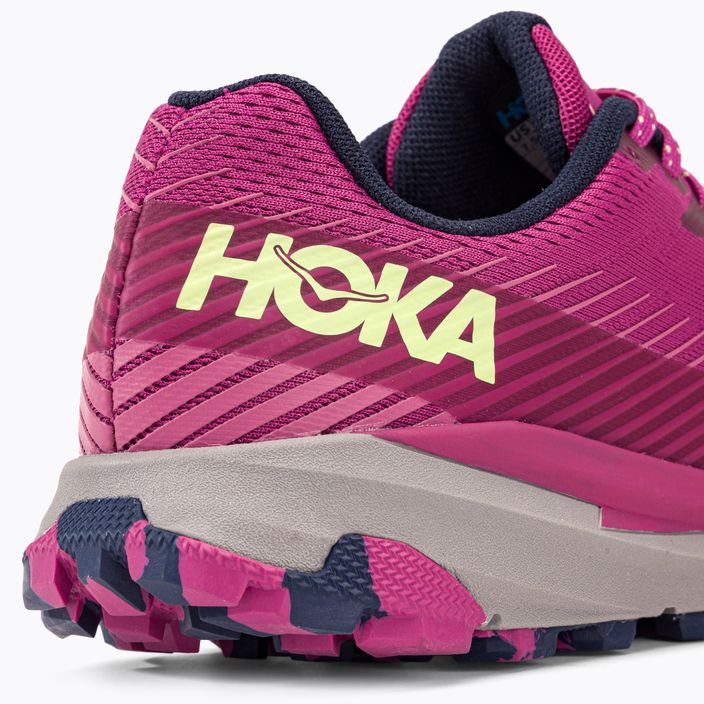 Women's running shoes HOKA Torrent 2 festival fuchsia/ibis rose 9