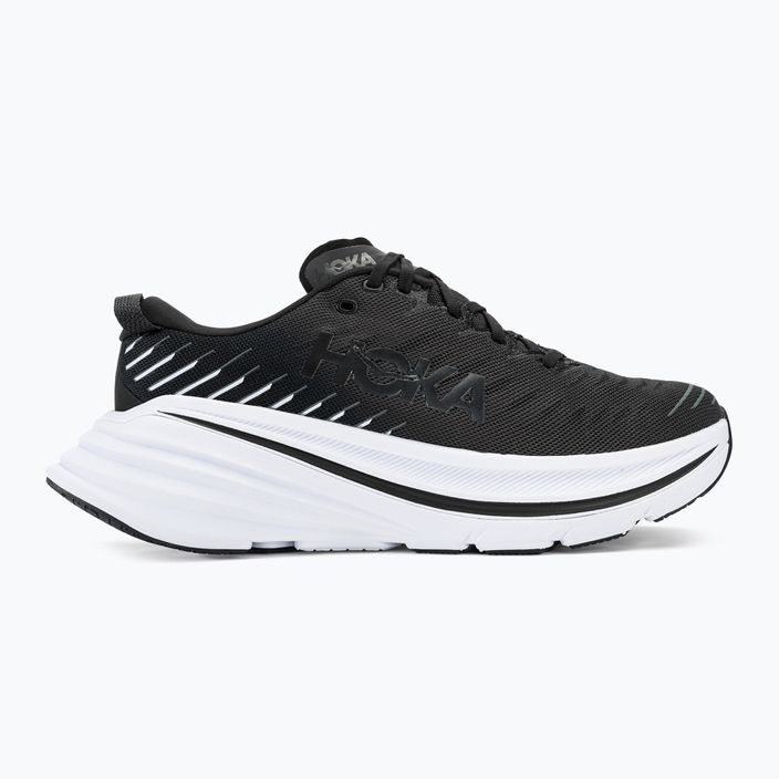 HOKA Bondi X black/white men's running shoes 2