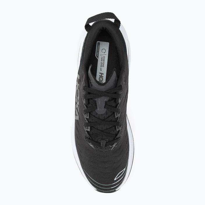 HOKA Bondi X black/white men's running shoes 6