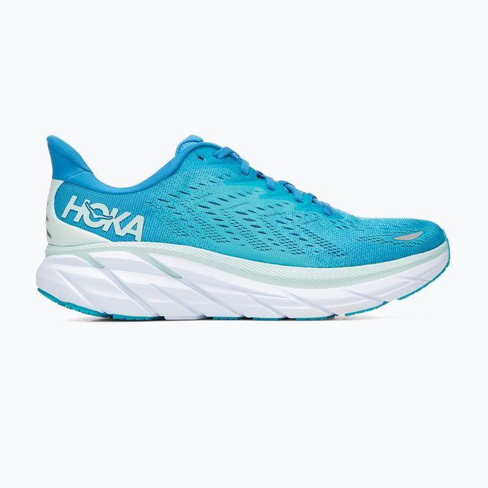 HOKA men's running shoes Clifton 8 blue 1119393-IBSB 10