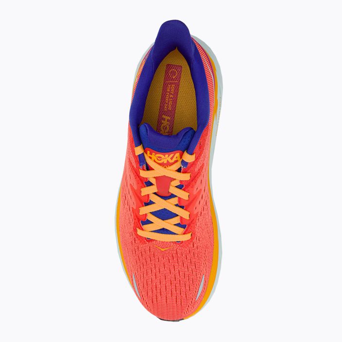 Women's running shoes HOKA Clifton 8 orange 1119394-FBLN 6