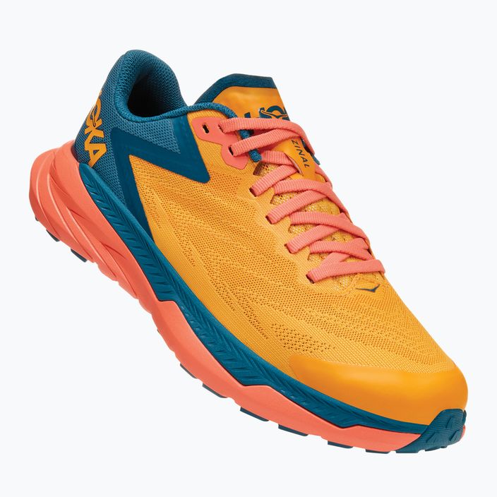 Women's running shoes HOKA Zinal radiant yellow/camellia 8