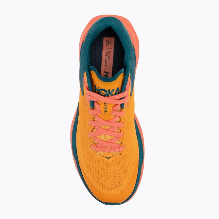 Women's running shoes HOKA Zinal radiant yellow/camellia 6