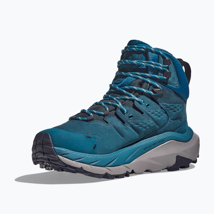 Men's trekking boots HOKA Kaha 2 GTX blue coral/blue graphite 10