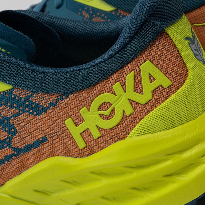 HOKA Speedgoat 5 men's running shoes blue-green 1123157-BCEP 7