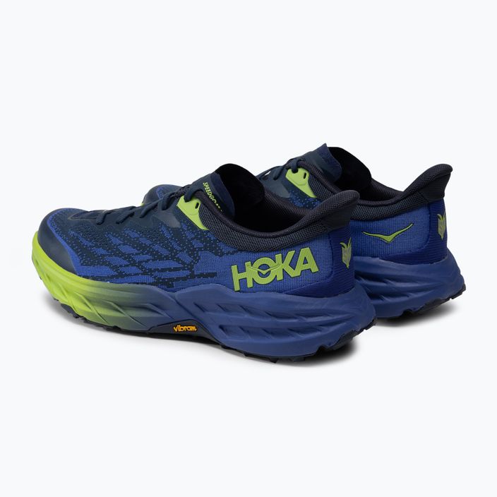 HOKA Speedgoat 5 men's running shoes navy blue 1123157-OSBN 4