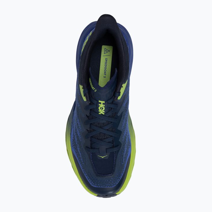 HOKA Speedgoat 5 men's running shoes navy blue 1123157-OSBN 5