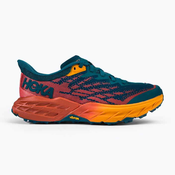 Women's running shoes HOKA Speedgoat 5 blue-orange 1123158-BCCML 2