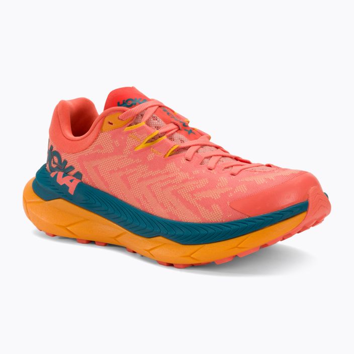 Women's running shoes HOKA Tecton X camellia/blue coral
