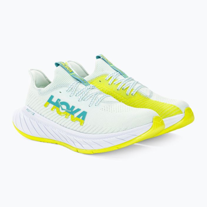Men's running shoes HOKA Carbon X 3 billowing sail/evening primrose 4