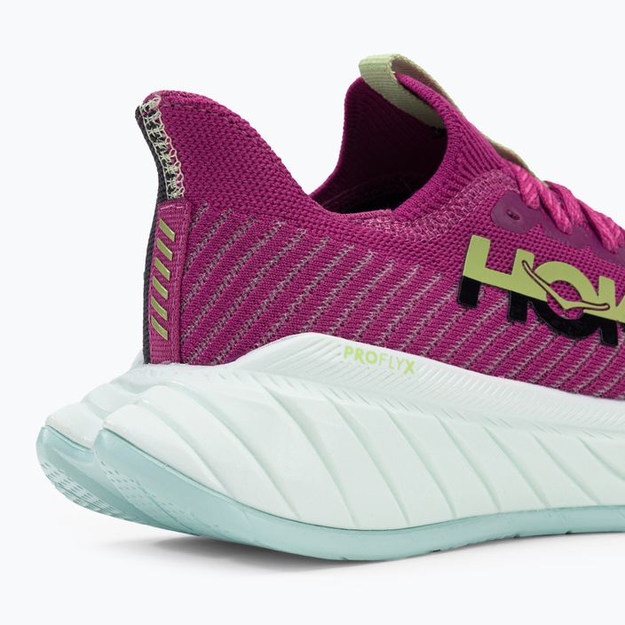 Women's running shoes HOKA Carbon X 3 pink 1123193-FFBL 10