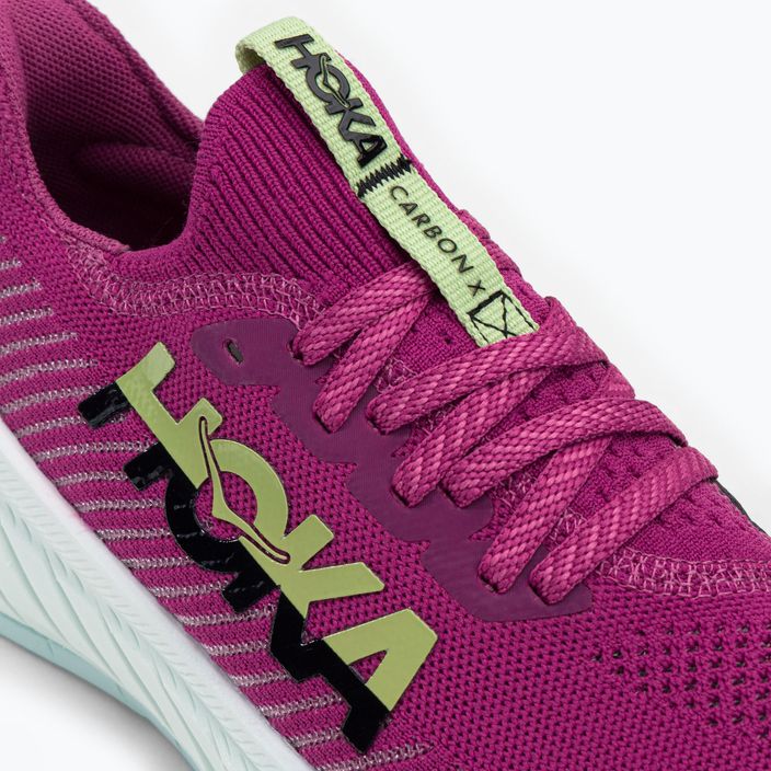 Women's running shoes HOKA Carbon X 3 pink 1123193-FFBL 11