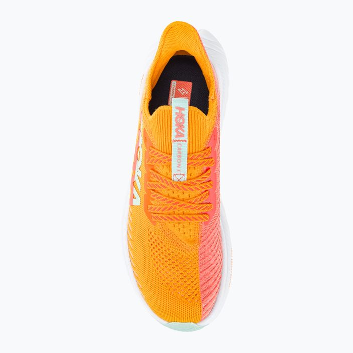 Women's running shoes HOKA Carbon X 3 radiant yellow/camellia 7