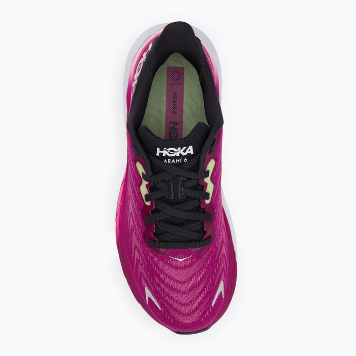Women's running shoes HOKA Arahi 6 pink 1123195-FFIR 5