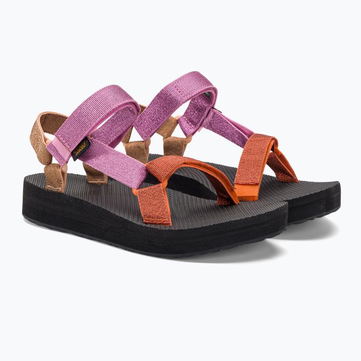 Women's Teva Midform Universal pink-orange trekking sandals 1090969 4